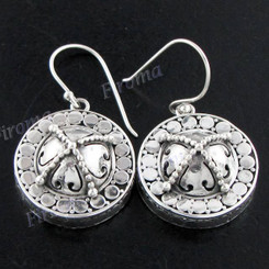 3/4" 925 Silver French Wires Earrings