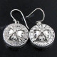 3/4" 925 Silver French Wires Earrings
