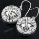 3/4" 925 Silver French Wires Earrings