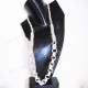 2mm Glass Seed Beads 34" Beige Necklace