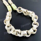 2mm Glass Seed Beads 34" Beige Necklace