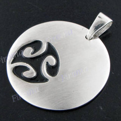 1 9/16" 925 Silver Pendant
