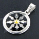 1 5/16" 925 Silver Gold Pendant