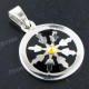 1 5/16" 925 Silver Gold Pendant