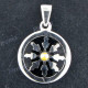 1 5/16" 925 Silver Gold Pendant