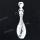 1 15/16" 925 Silver Bowling Pendant