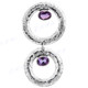 1 7/8" 925 Silver Amethyst Pendant
