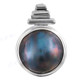 7/8" 925 Silver Grey Mabe Pearl Pendant