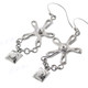 1 7/16" 925 Silver Art French Wires Earrings