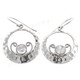 1" 925 Silver Moonstone French Wires Earrings