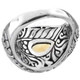 11/16" 925 Silver Citrine Face Teardrop us 6 Ring