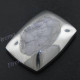 Cabochon Agate Botryoidal Druzy 1 5/8"(41mm) 18.9gr(94cts) Titanium Black