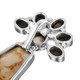 925 Silver Exquisite Biwa Pearls Druzy Drusy Opal Gems Pendant, 1 9/16"