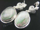 1 7/16" 925 Silver Mother Of Pearl Shell Post Earrings