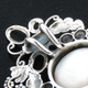 925 Silver Handmade South Pacific Blue Mabe Pearl Sterling Pendant, 1 7/16"
