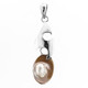 925 Sterling Silver Blister Pearl Sterling Pendant, 2"