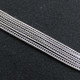 925 Silver Opulent Blue Mabe Pearl Bali Wheat Chain Sterling Bracelet