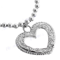 925 Silver Heart 7" Bracelet