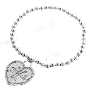 925 Silver Heart 7" Bracelet