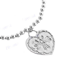 925 Silver Heart 7" Bracelet
