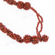 Seed Beads Tiger Eye 21" Brown Necklace