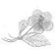 1 3/4" 925 Silver Flower Brooche