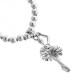 925 Silver Ballet Dance Ballerina Beaded Sterling Charm Bracelet, 7"