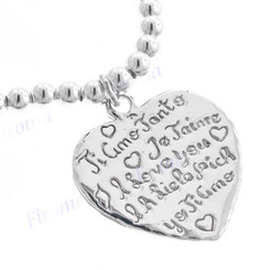925 Silver Heart 7" Bracelet