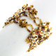 Seed Beads 7" Brown Gold Bracelet
