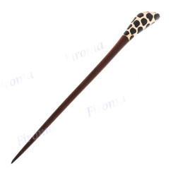 Wood Black Brown Hairpin