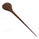 Resin Wood Flower Brown Hairpin