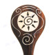 Resin Wood Ethnic Brown Hairpin
