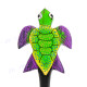 Wood Turtle Purple Brown Hairpin