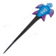 Wood Turtle Purple Brown Hairpin