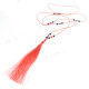 Beads Nylon 32" Peach Blue Necklace Pendant