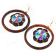 Wood Ethnic 18" Wires Necklace Earring