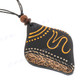 Wood Tribal 20" Black Necklace