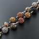 Seed Beads 24" Copper Silver Necklace
