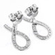 11/16" HANDMADE BALI ETERNITY 925 STERLING SILVER POST earrings