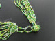 Aventurine Seed Beads Jade 15" Lime Green Necklace Pendant