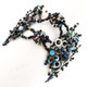 Seed Beads us 7" Peacock Black Bracelet