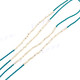 Beads Nylon us 32" Silver Tassel Necklace Pendant