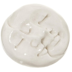 Cabochon Buffalo Bone Sun Moon Closed Eyes Undrilled Face Moon Sun 9/16"(15mm)