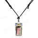 1 1/8" 925 Silver Blacklip Mother Of Pearl us Gold Pendant