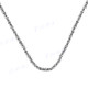4mm 925 Silver Byzantine Solid us 24" Chain Hook Necklace