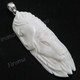 3 1/8" 925 Sterling Silver Bison Bone Horse us Pendant