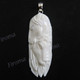3 1/8" 925 Sterling Silver Bison Bone Horse us Pendant