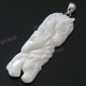 3 1/16" 925 Silver Bison Bone Equestrian Horse us Pendant