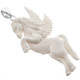 2 11/16" 925 Sterling Silver Bison Bone Horse us Pendant