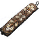 Glass Seed Beads Cowry Shells us 7" Copper Bracelet